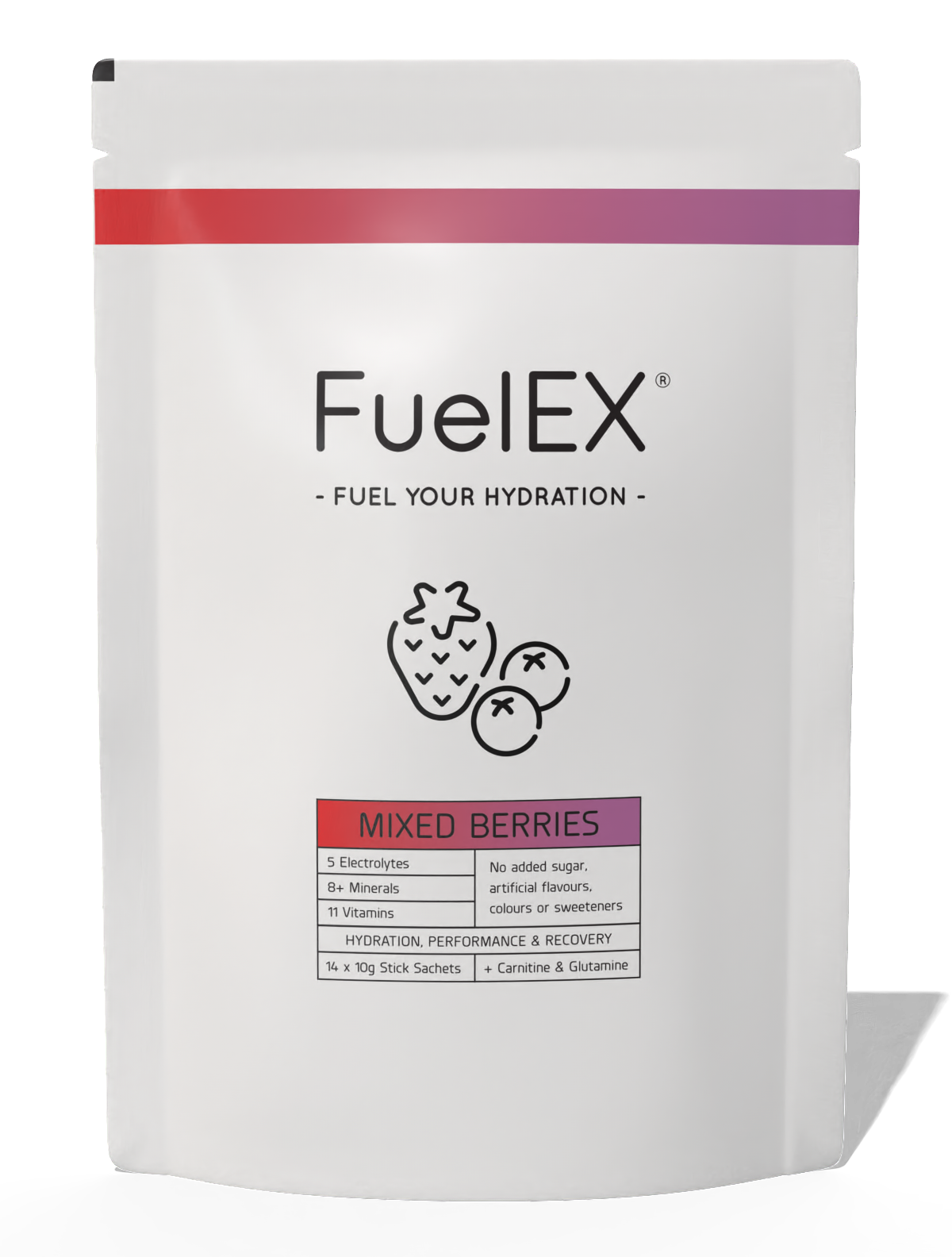 FuelEX - Mixed Berries Flavour (14 sachets)