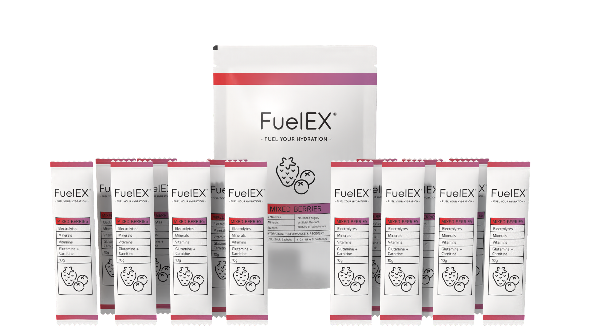FuelEX - Mixed Berries Flavour (14 sachets)